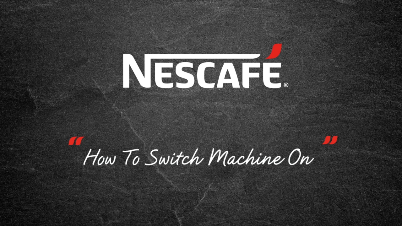 Nescafé Bean to Cup Coffee Machine Care Nestlé Professional